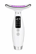 7 Colors LED Lights Face Neck Beauty Device Vibration Massage Improve Neck Lines Home Use Face Lifting Machine 7 Modes 3 Levels