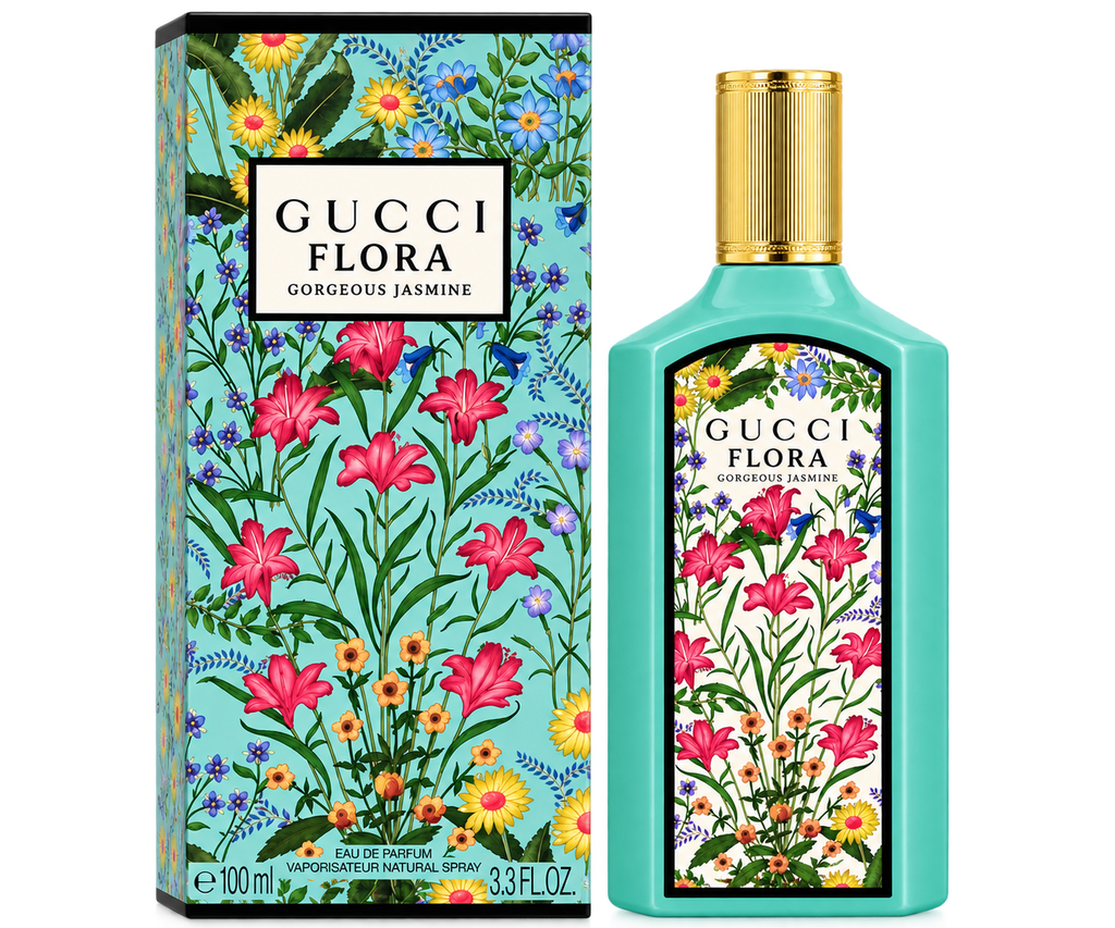 Gucci Flora Gorgeous Jasmine Eau de Parfum for Women – 3.3 oz Floral Spray