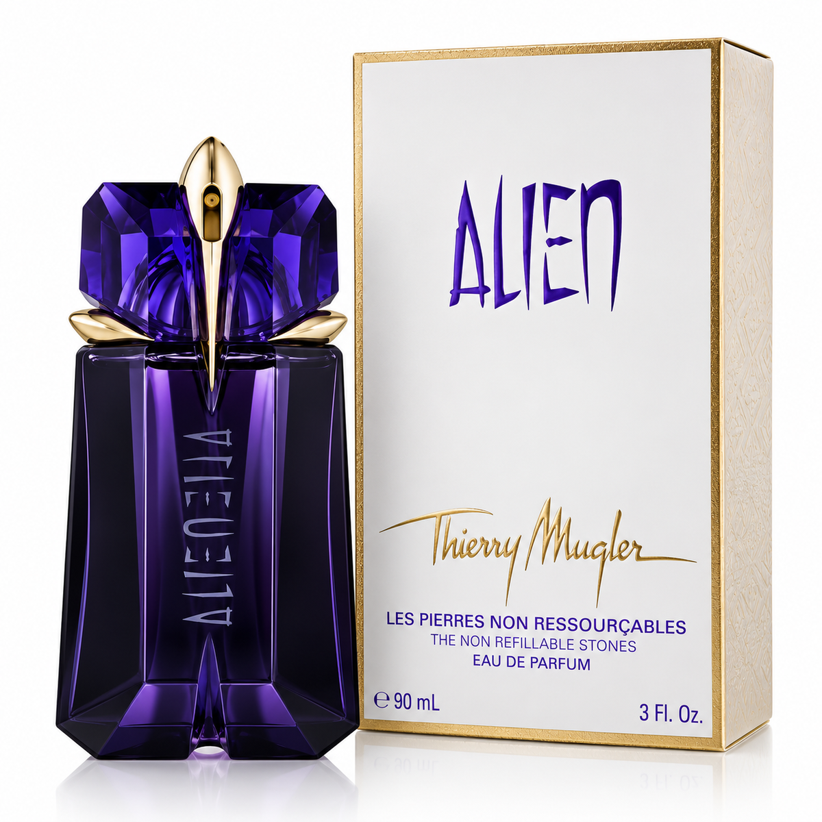Alien by Mugler Eau de Parfum Women Floral Woody 3 Fl Oz / 90ml