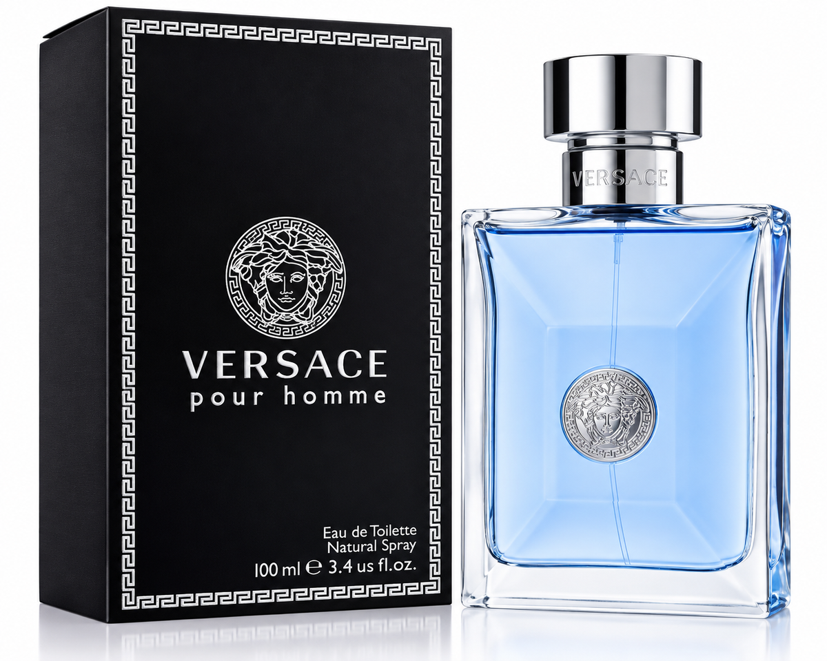 Versace Pour Homme Eau De Toilette 3.4oz/100ml New In Box