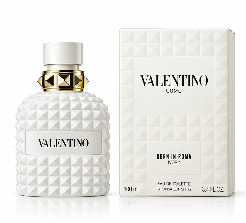 Valentino Uomo Born in Roma Ivory Eau de Toilette 100ml/ 3.4 oz