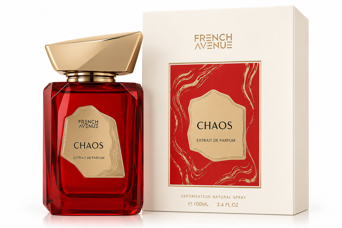 FRAGRANCE WORLD FRENCH AVENUE CHAOS EXTRAIT DE PARFUM 100ML / 3.4 OZ SPRAY – UNISEX