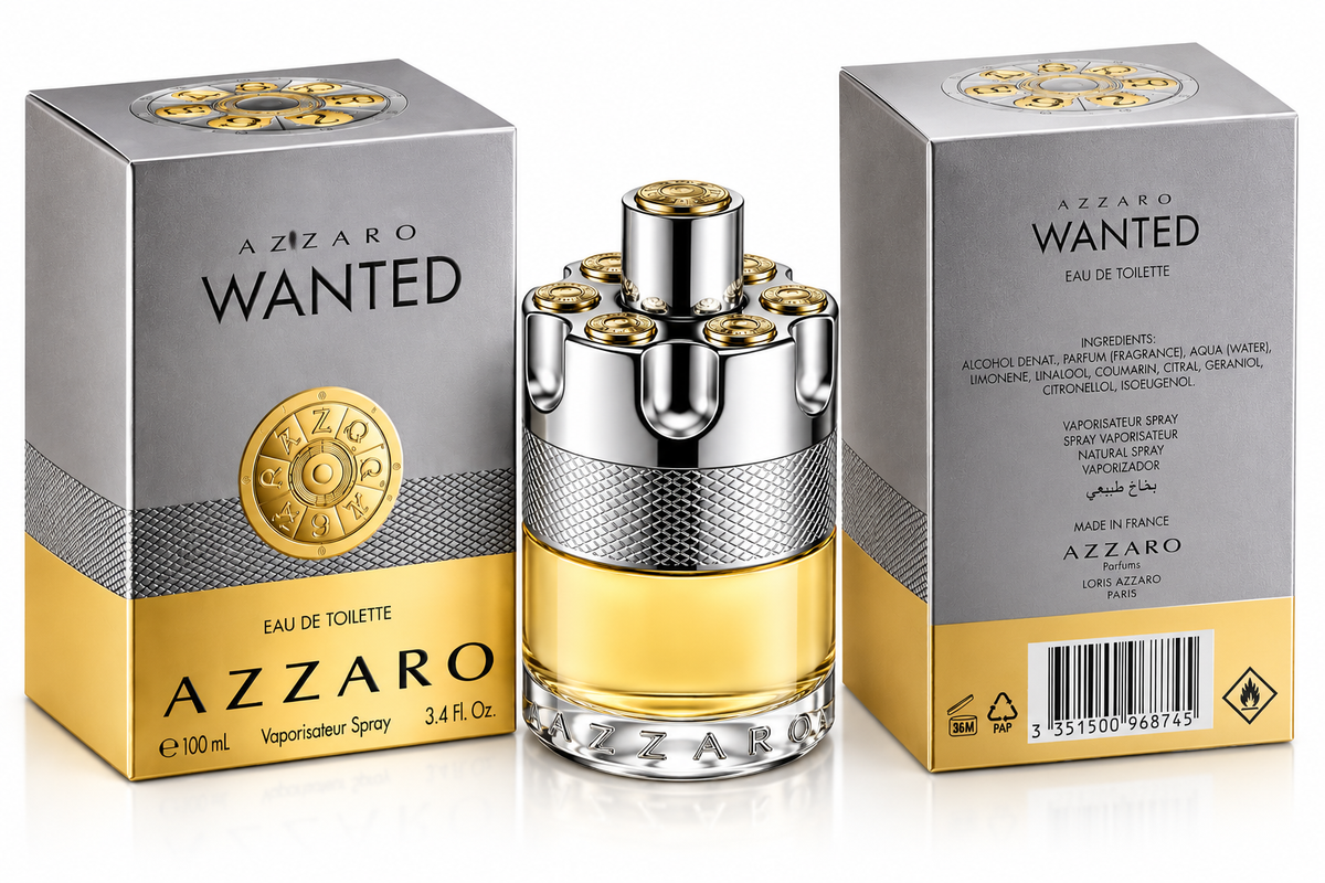 Azzaro Wanted Eau de Toilette 100ml / 3.4 Fl Oz for Men