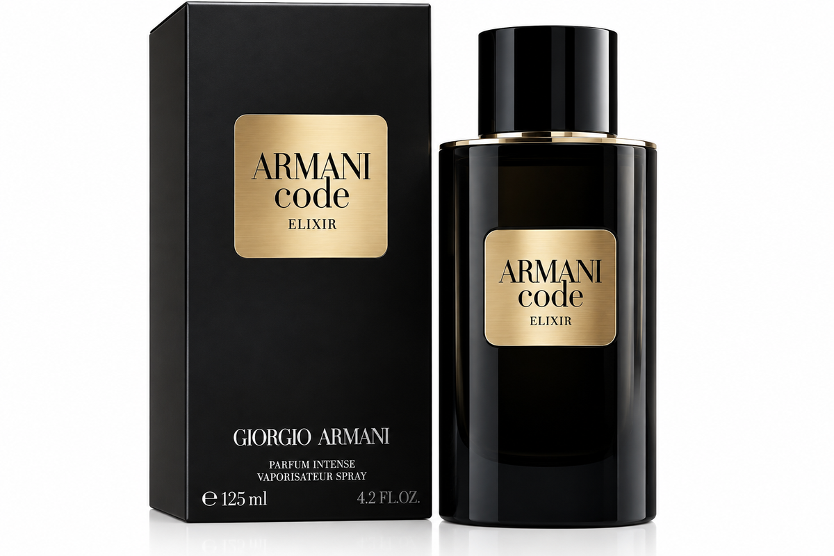 Armani Code Elixir 4.2 oz / 125 ml Parfum Intense Spray for Men by Giorgio Armani
