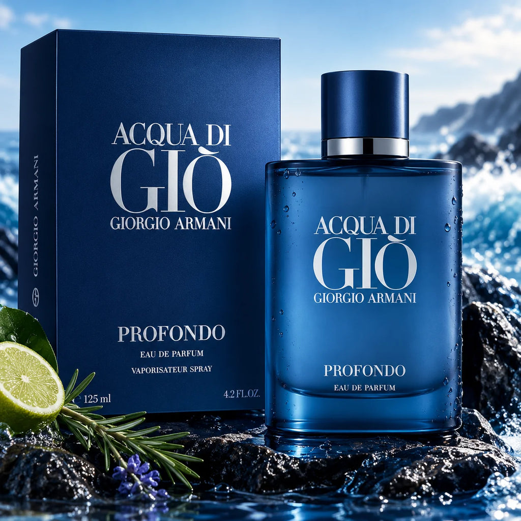 Acqua di Giò Profondo Eau de Parfum for Men 4.2 oz / 125 ml – Giorgio Armani
