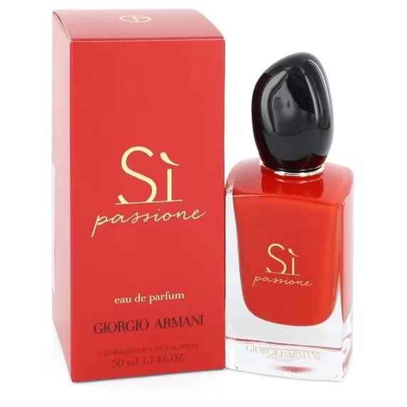 Giorgio Armani Si Passione Eau De Parfum Spray, Perfume for Women, 1.7 Oz