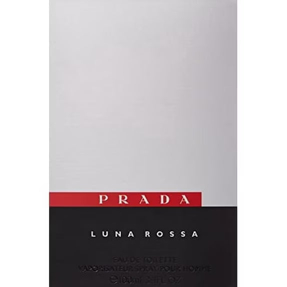 Prada Luna Rossa Eau De Toilette Spray, Cologne for Men, 3.4 Oz