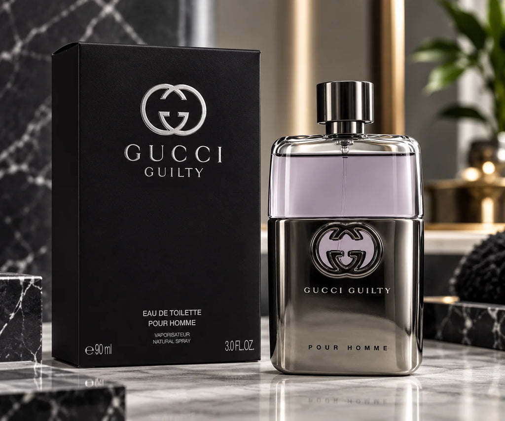 Gucci Guilty Eau de Toilette for Men 3.0 oz – Citrus, Lavender & Woody Fragrance