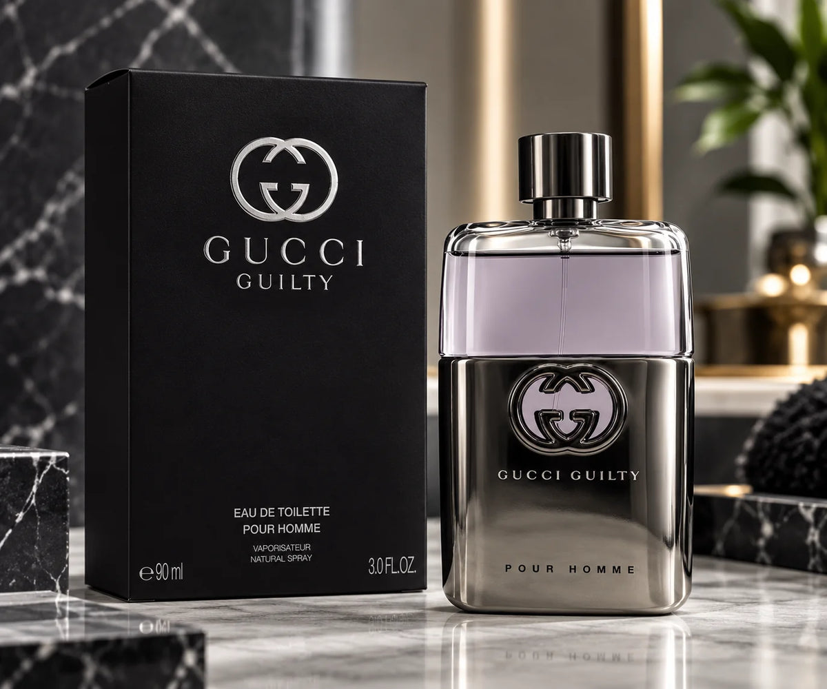 Gucci Guilty Eau de Toilette for Men 3.0 oz – Citrus, Lavender & Woody Fragrance